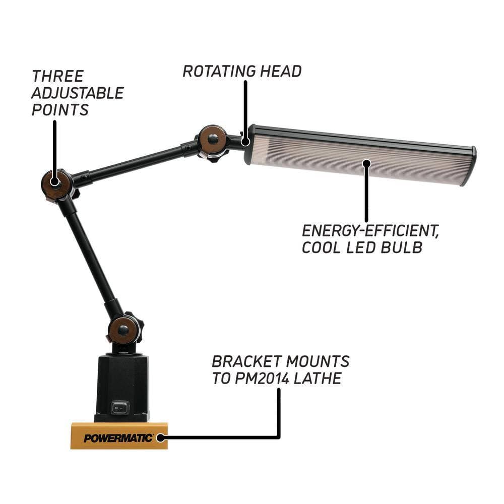 Powermatic PM2014 Woodworking Lathe Work Light (2)