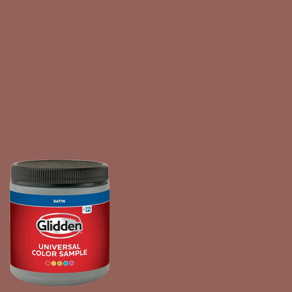 Glidden 8 oz. PPG1059-6 Canyon Stone Satin Interior Paint Sample (1)