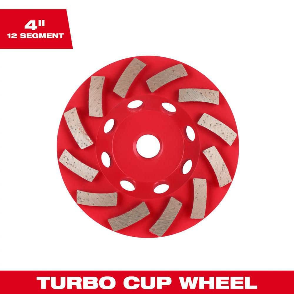 Milwaukee DIAMOND MAX Segmented Turbo Cup Wheel (1)