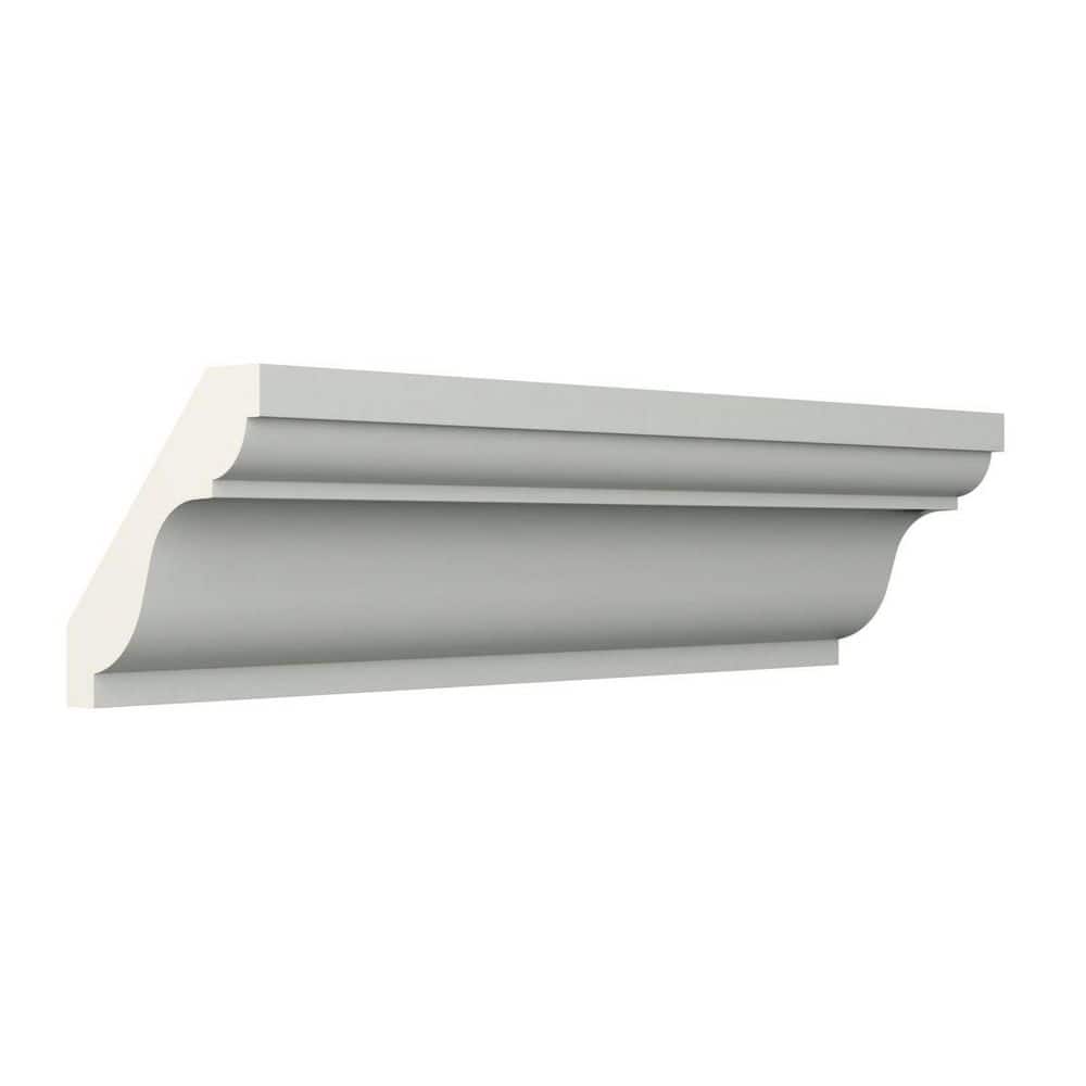 Ekena Millwork Denton 2.25 in. D x 3.25 in. W x 96 in. L Polyurethane Crown Moulding (2)