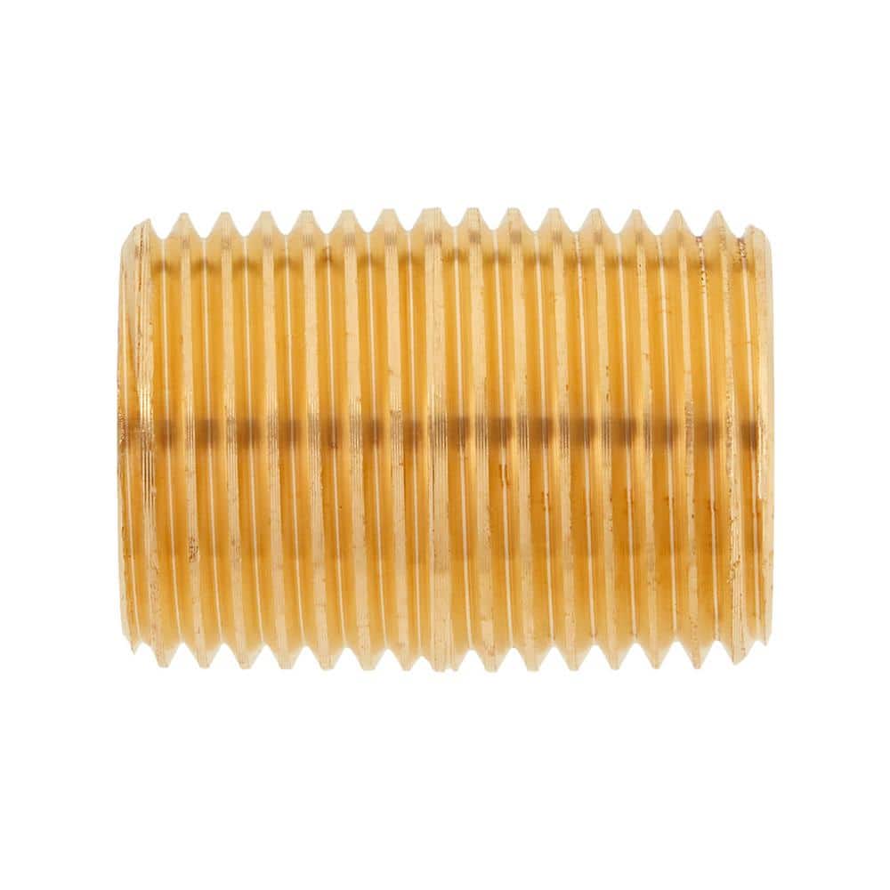 Everbilt 1/2 in. x 1.2 in. MIP Brass Nipple (4)