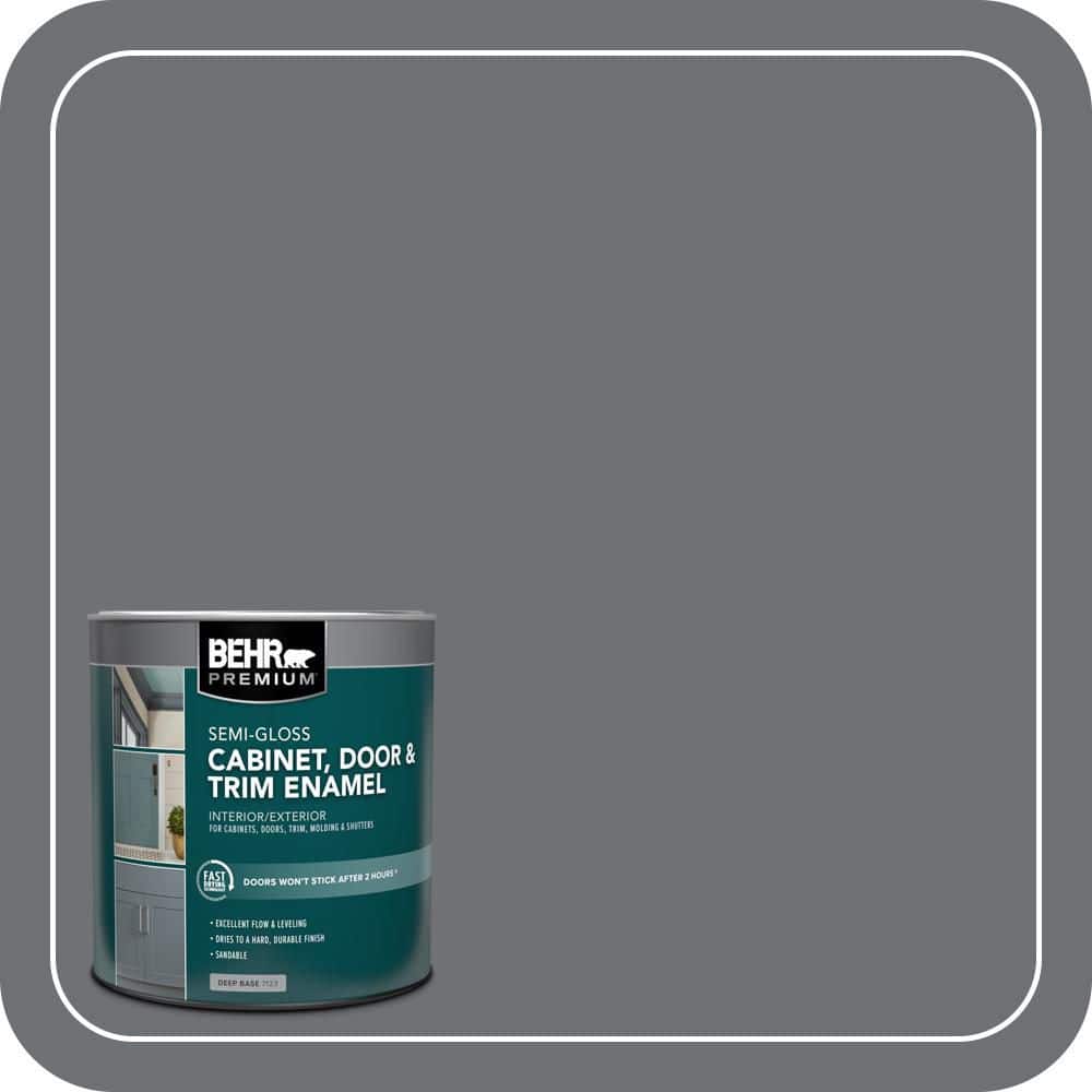 BEHR PREMIUM 1 qt. #PPU18-03 Antique Tin Semi-Gloss Enamel Interior/Exterior Cabinet, Door & Trim Paint