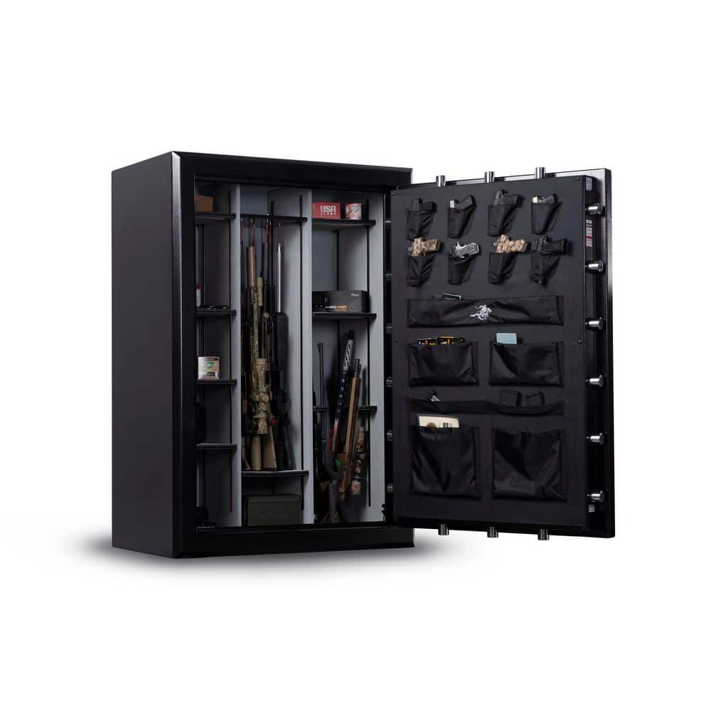 Winchester Safes Legacy 62.5 cu. ft. 65-Gun 2.5-Hour Fire Rating UL Listed Electronic Lock Black (2)