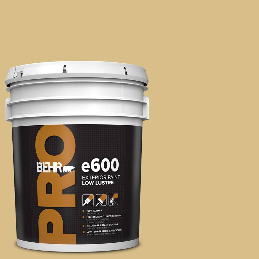 BEHR PRO 5 gal. #MQ2-18 Honey Tea Low Luster Exterior Paint