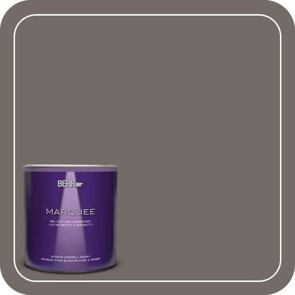 BEHR MARQUEE 1 qt. #PPU24-04 Burnished Pewter Eggshell Enamel Interior Paint & Primer (2)