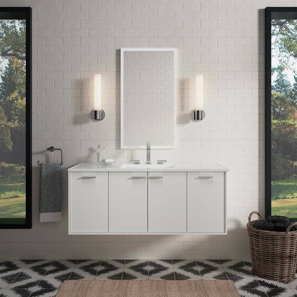 KOHLER Jute 48 in. W 22 in. D 20 in. H Bathroom Vanity Cabinet without Top Mohair Grey (4)