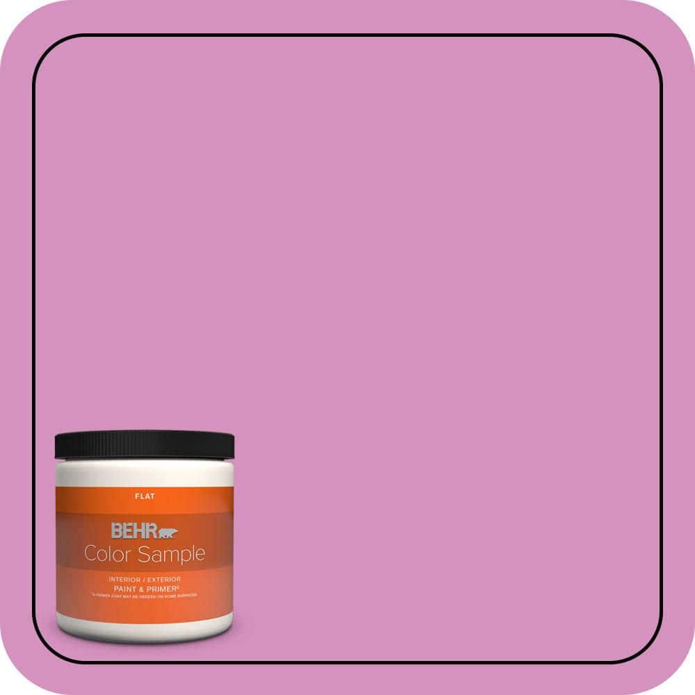 BEHR PREMIUM PLUS #680B-4 Pressed Flower Enamel Low Odor & Primer (1)