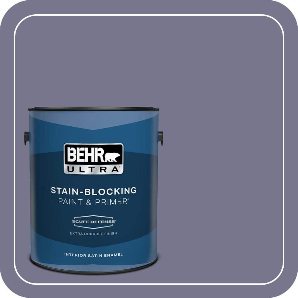 BEHR ULTRA 1 gal. #630F-5 Vintage Extra Durable Satin Enamel Interior Paint & Primer (1)