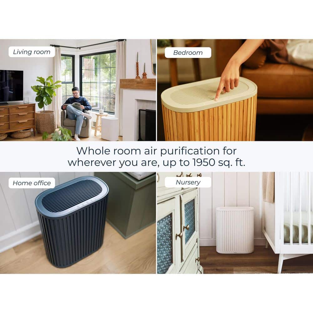 The Windmill Air Purifier Max 3-in-1, Medical Grade, HEPA Filter, Ultra-Quiet, Coverage up to Sq Ft, Smart (2)