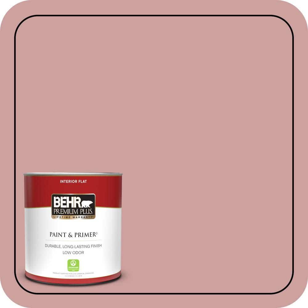 BEHR PREMIUM PLUS #150E-3 Calico Rose Enamel Low Odor & Primer (1)