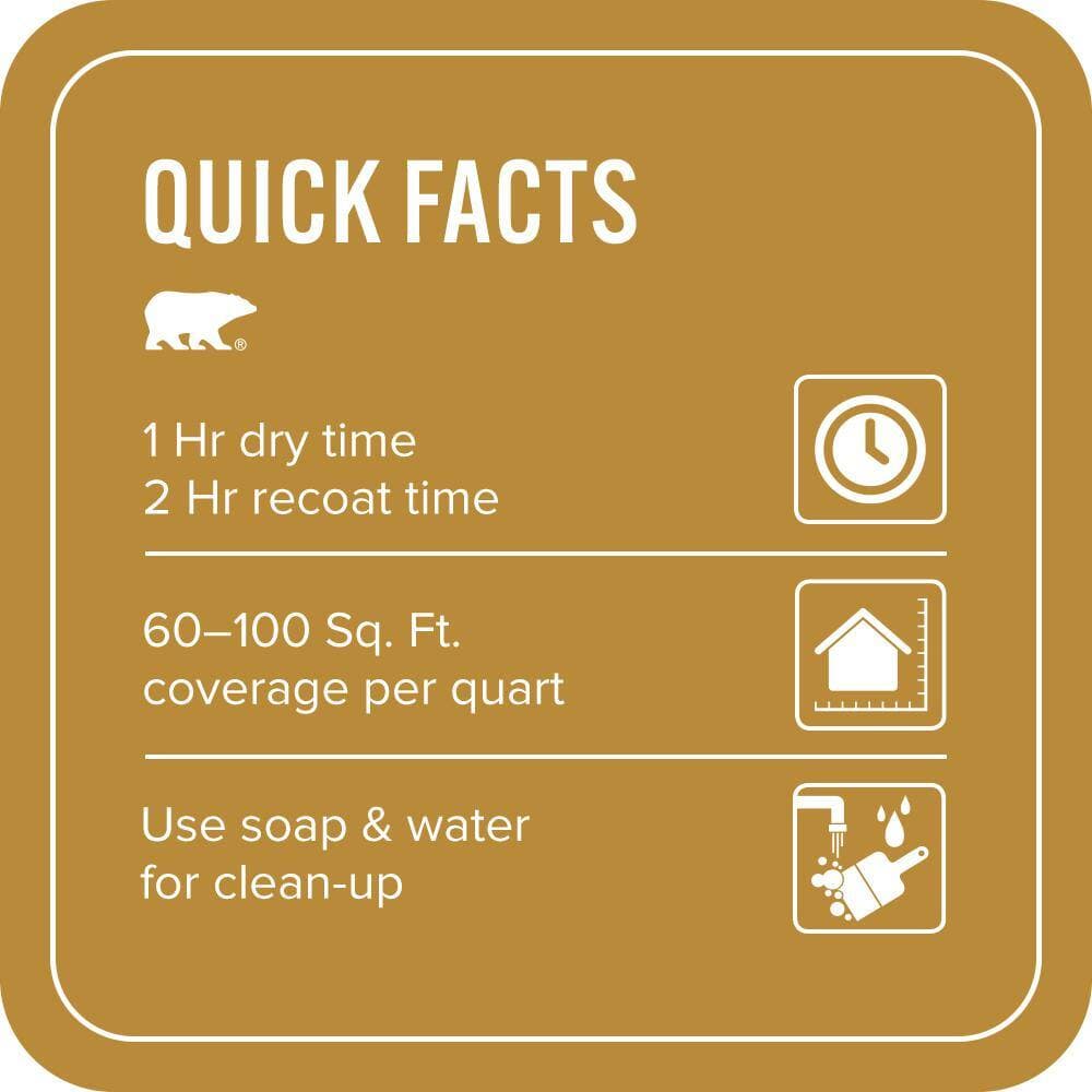BEHR PREMIUM PLUS 1 qt. #S-H-350 Burmese Gold Flat EcoMix Plant-Based Interior Paint & Primer (3)