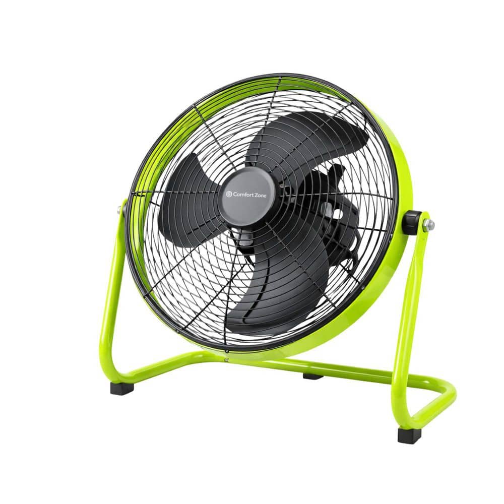 Comfort Zone 9 in. 3 Speed All-Metal Desk Fan in Multi-Color with Adjustable Tilt (1)