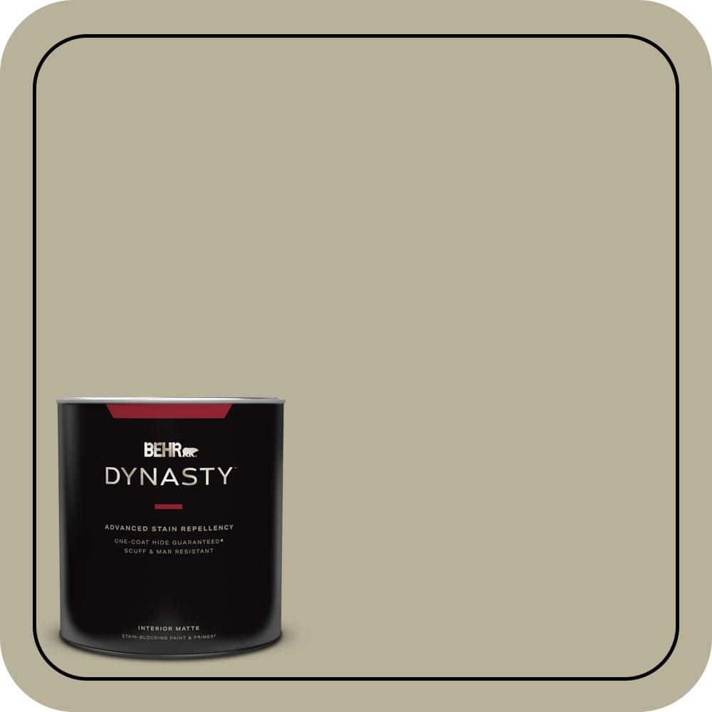 BEHR DYNASTY 1 qt. #N340-3 Bonsai Pot One-Coat Hide Matte Interior Stain-Blocking Paint and Primer