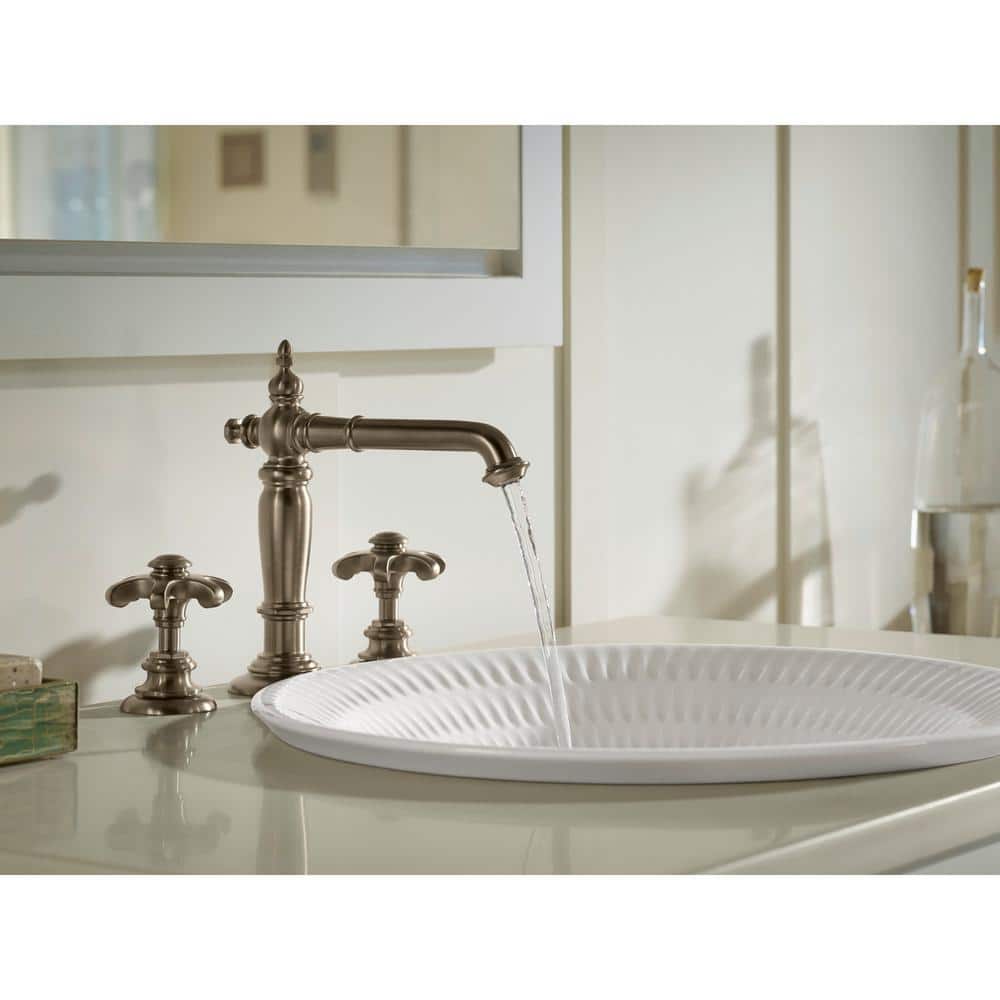 KOHLER Derring 17.7 in. x 18 in. Drop-In Bathroom Sink in Translucent White Vitreous China (1)