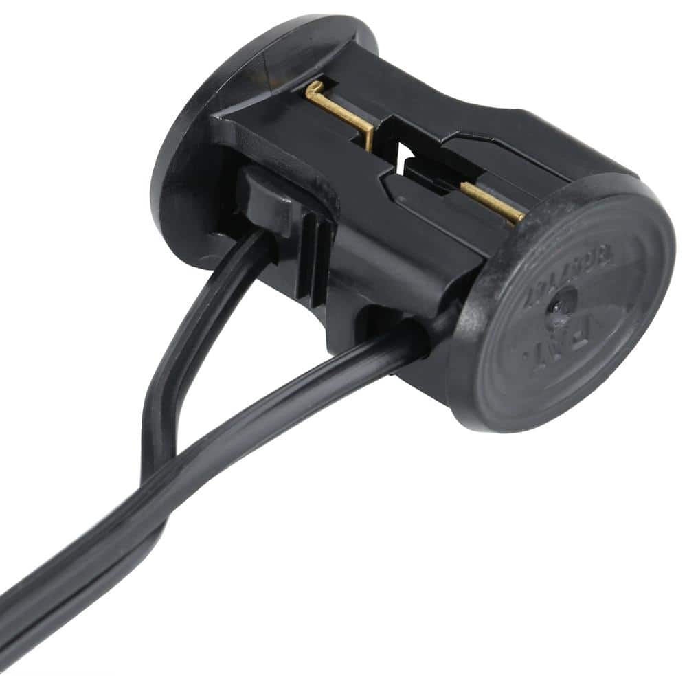 Hampton Bay Low Voltage Black Replacement Cable Connector (2-Pack) (3)