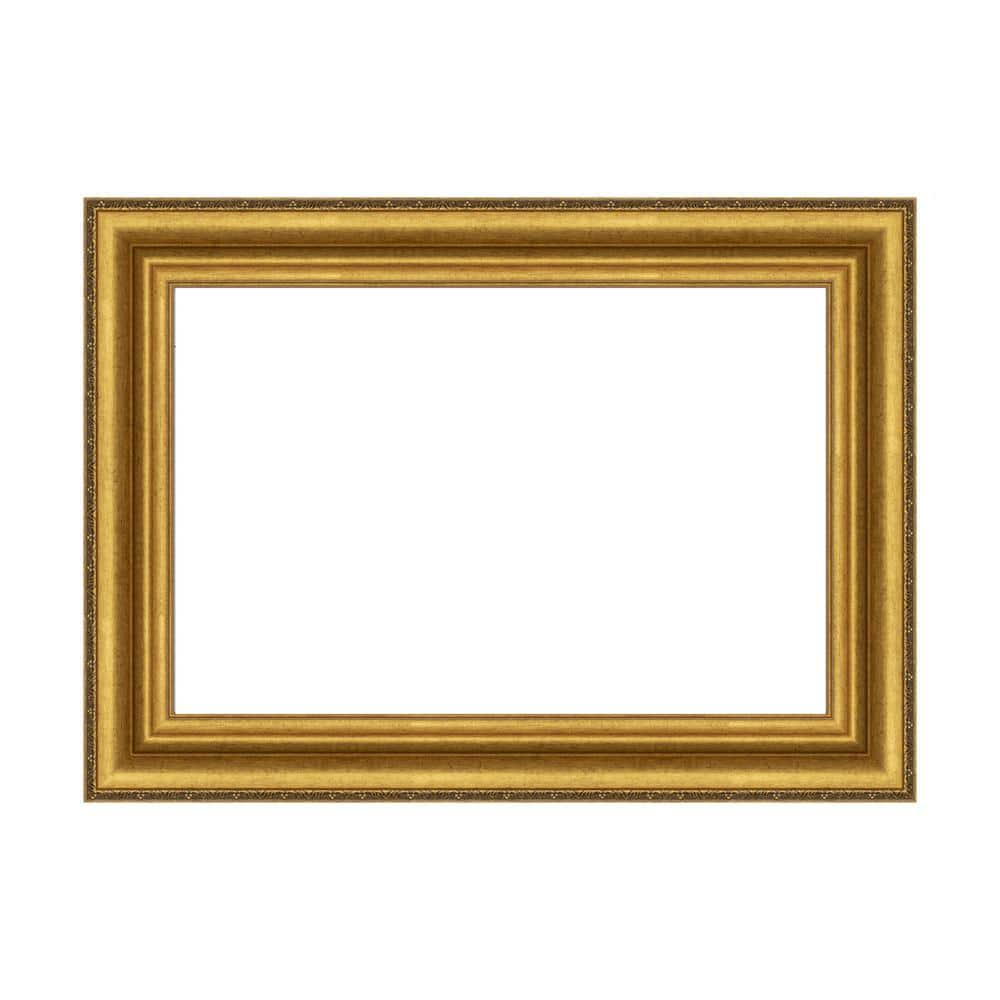 Amanti Art Mirror Makeover Parlor Gold 29.25 in. W x 21.25 in. H Bathroom Mirror Frame Border Kit-Fits a 28 x 20 mirror (1)