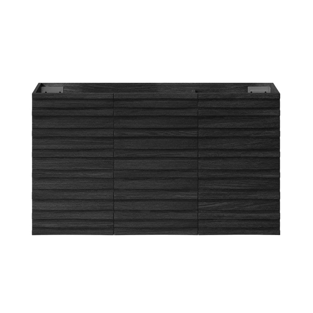 Swiss Madison Cascade 36 in. Wall-Mounted Bath Vanity Cabinet without Top in Black Oak (1)