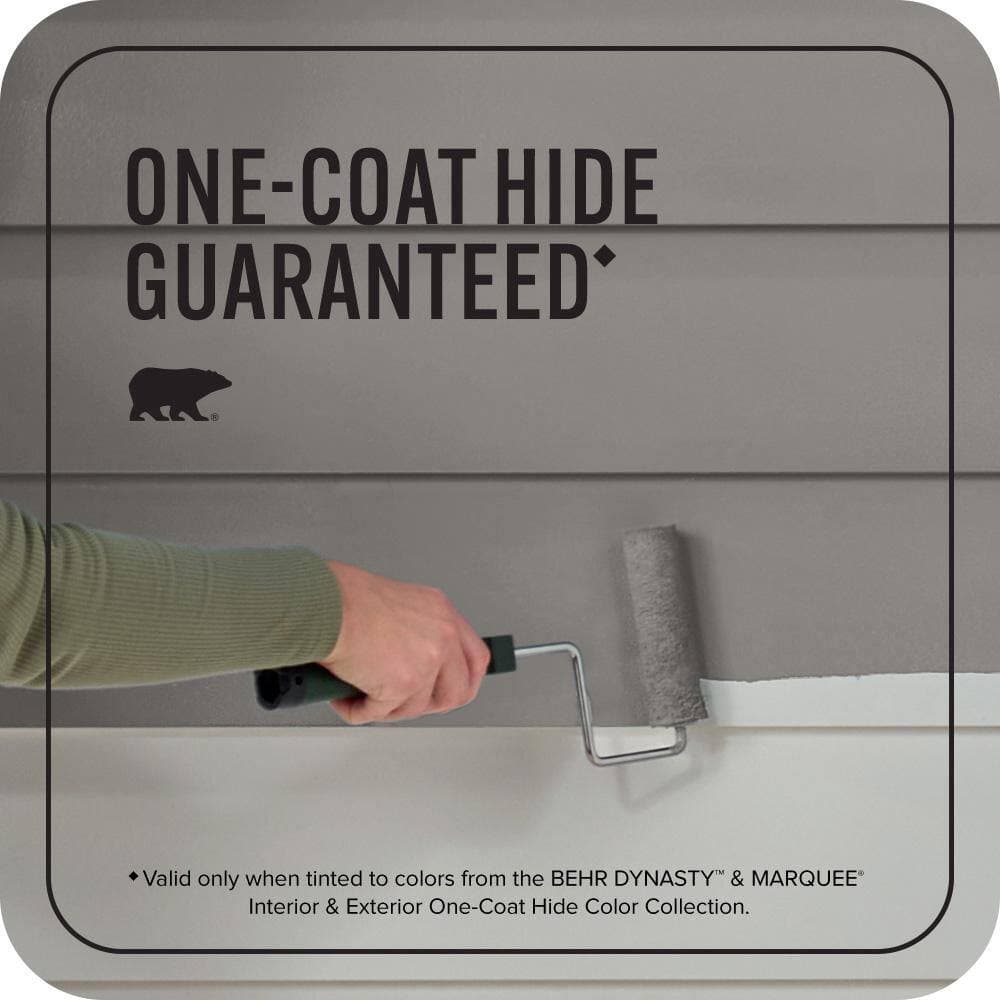 BEHR MARQUEE 1 gal. #PPU24-21 Greyhound Semi-Gloss Enamel Exterior Paint & Primer (3)