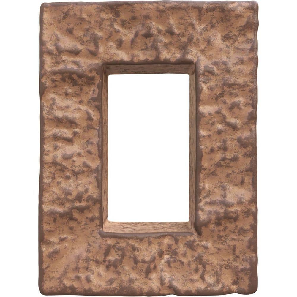 Ekena Millwork Universal Electrical Cover for EverStone Faux Stone Siding Panels, 5 1/2"W x 1 7/8"D x 7 3/8"H, Arizona Color (1)