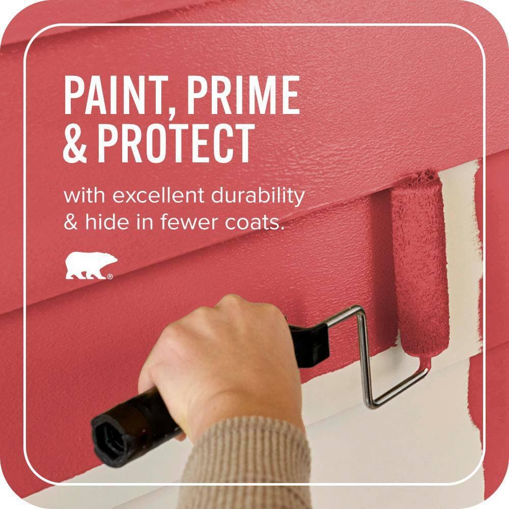 BEHR ULTRA 1 qt. #P150-6 Whip Lash Semi-Gloss Enamel Exterior Paint & Primer (3)