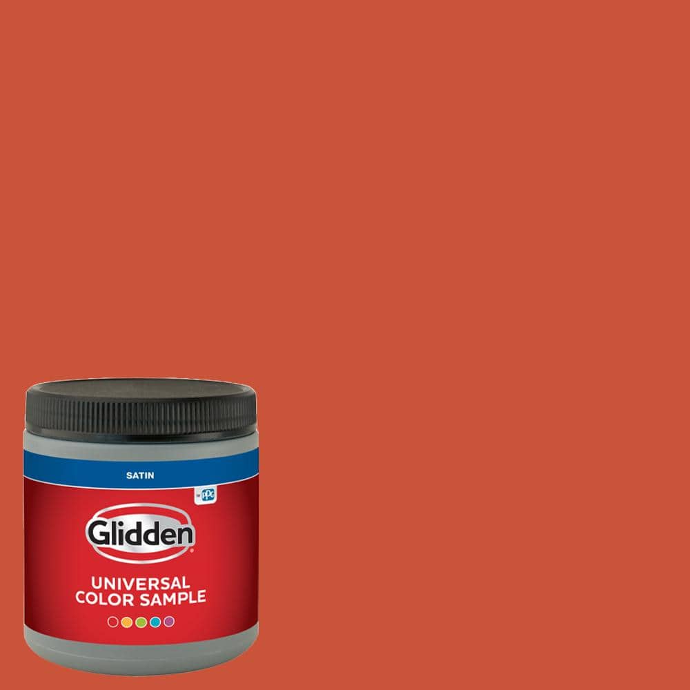 Glidden 8 oz. PPG1193-7 Cinnamon Stone Satin Interior Paint Sample (1)