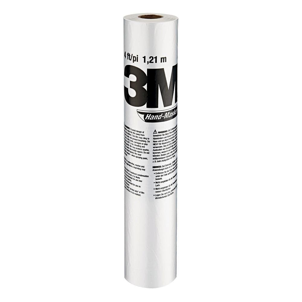 3M 4 ft. x 180 ft. Clear Hand-Masker Contractor's Plastic Sheeting (3)