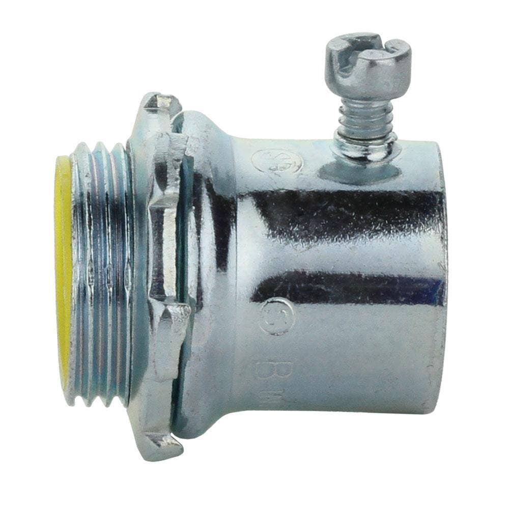 Commercial Electric 2 in. Electrical Metallic Tubing (EMT) Set-Screw Connector with Insulated Throat (3)
