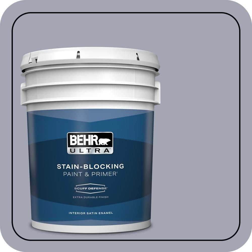 BEHR ULTRA 5 gal. #T12-3 Canyon Sunset Extra Durable Satin Enamel Interior Paint & Primer