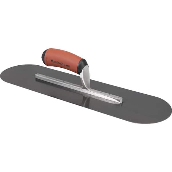 MARSHALLTOWN 18 in. x 5 in. Blue Steel Pool Trowel - DuraSoft Handle (2)