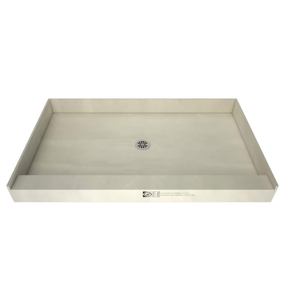 Tile Redi Redi Base 32 in. 60 in. Single Threshold Shower Base with Drain and Drain Plate