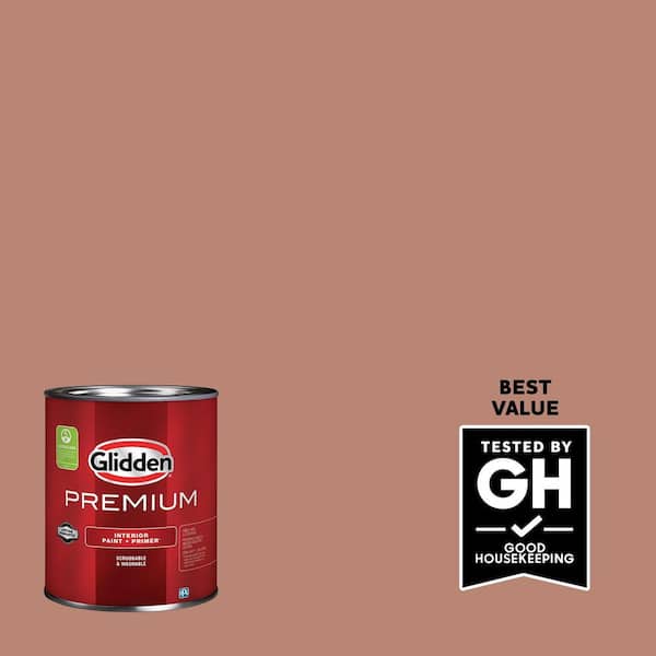 Glidden Premium 1 qt. PPG1062-5 Big Cypress Semi-Gloss Interior Paint (2)