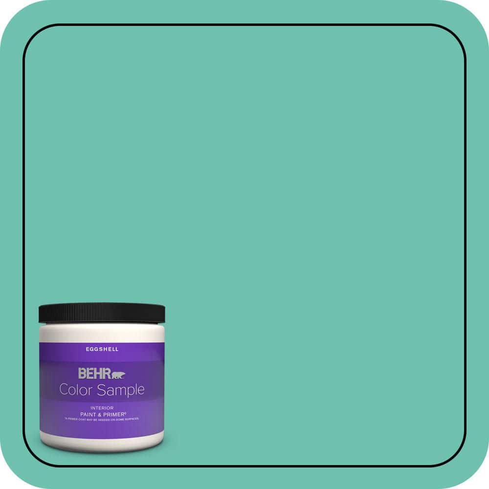 BEHR PREMIUM PLUS #P440-4 March Aquamarine Enamel Low Odor & Primer (1)
