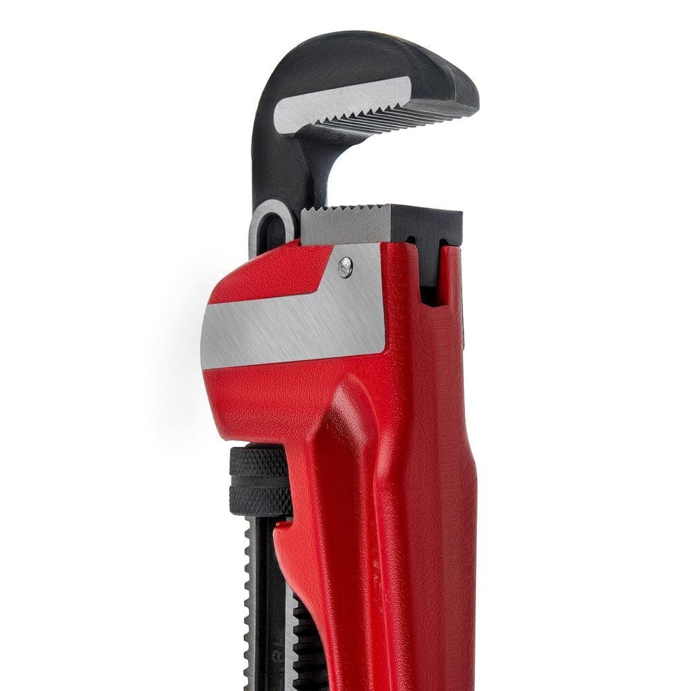 Superior Tool 18 in. Heavy-Duty Straight Cast-Iron Pipe Wrench (3)