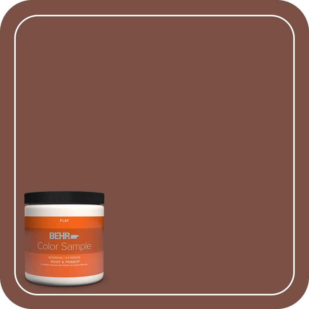 BEHR PREMIUM PLUS Home Decorators Collection #HDC-AC-03 Ancho Pepper Enamel Interior Stain-Blocking Paint & Primer