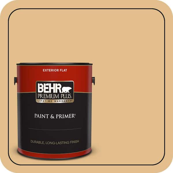 BEHR PREMIUM PLUS #330D-4 Warm Muffin Interior/Exterior Paint & Primer Color Sample (2)
