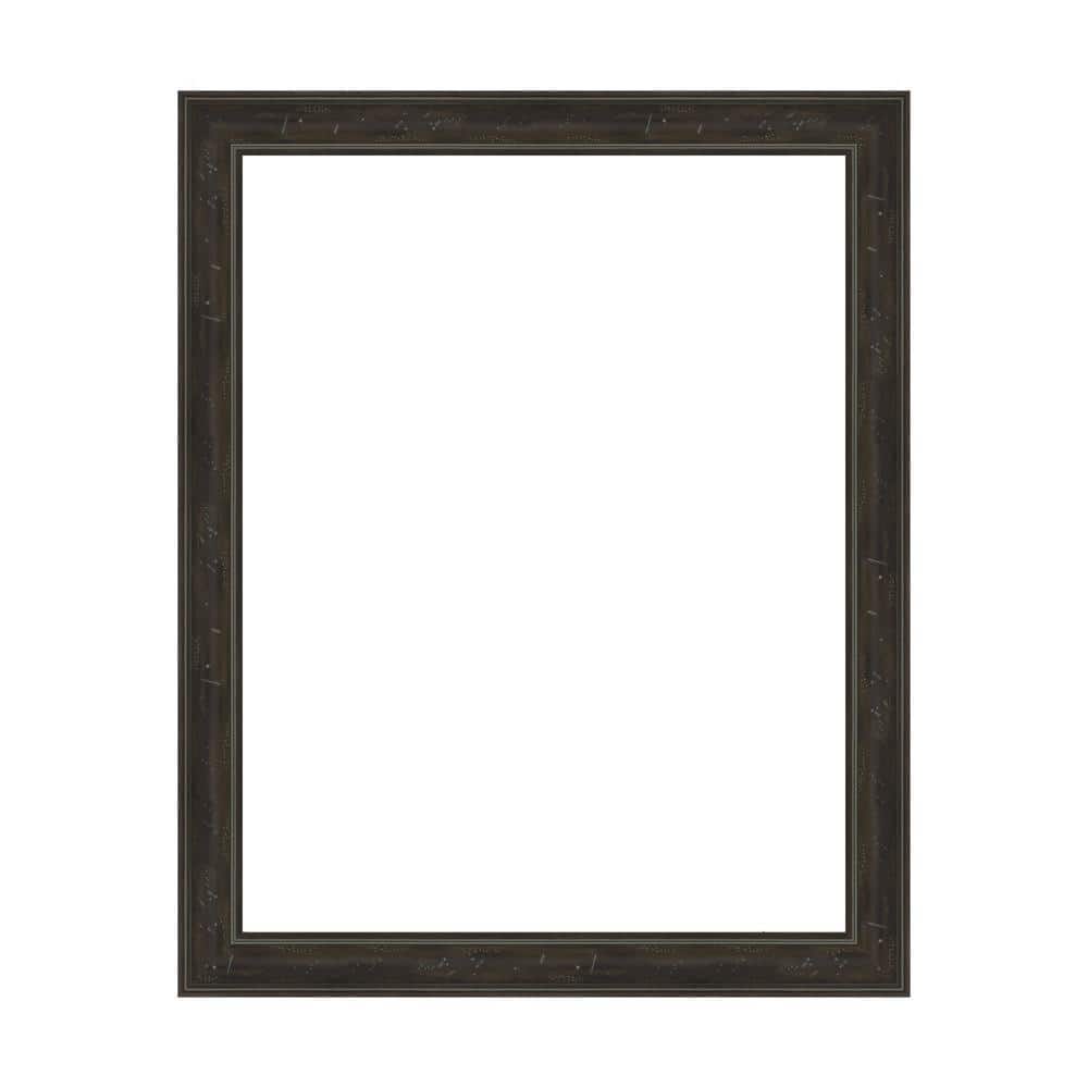 Amanti Art Mirror Makeover Shipwreck Greywash Narrow 25.25 in. W x 31.25 in. H Bathroom Mirror Frame Border Kit-Fits 24 x 30 Mirror (1)
