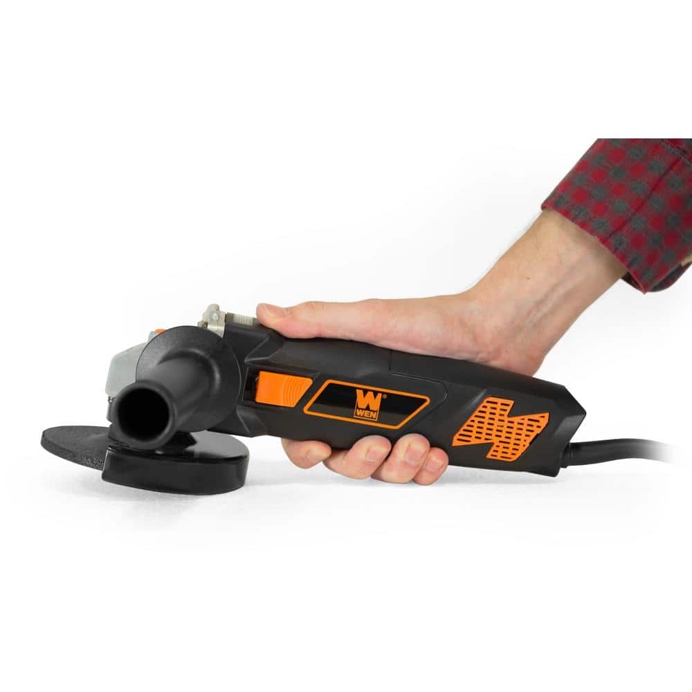 WEN 7 Amp Corded 4-1/2 in. Angle Grinder (2)