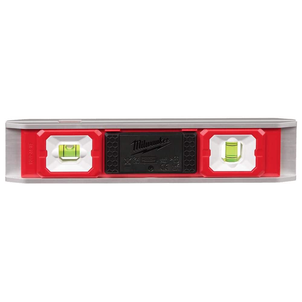 Milwaukee 9" Torpedo Level with Lighted Vials (3)