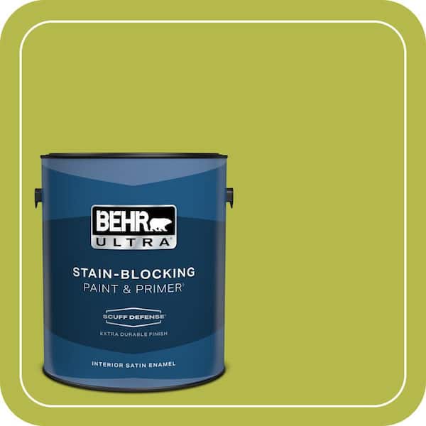 BEHR PREMIUM PLUS #400B-6 Japanese Fern Enamel Low Odor & Primer (2)