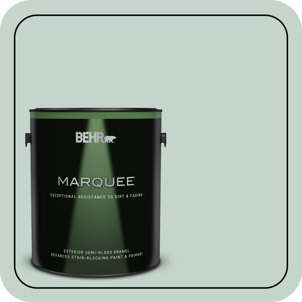 BEHR MARQUEE 1 gal. #N430-2 Natures Reflection Semi-Gloss Enamel Exterior Paint & Primer