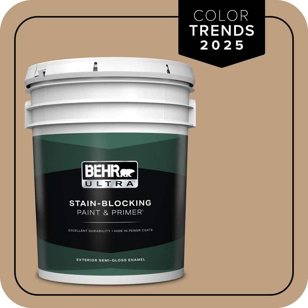 BEHR ULTRA 5 gal. #N270-4 Oxford Street Semi-Gloss Enamel Exterior Paint & Primer