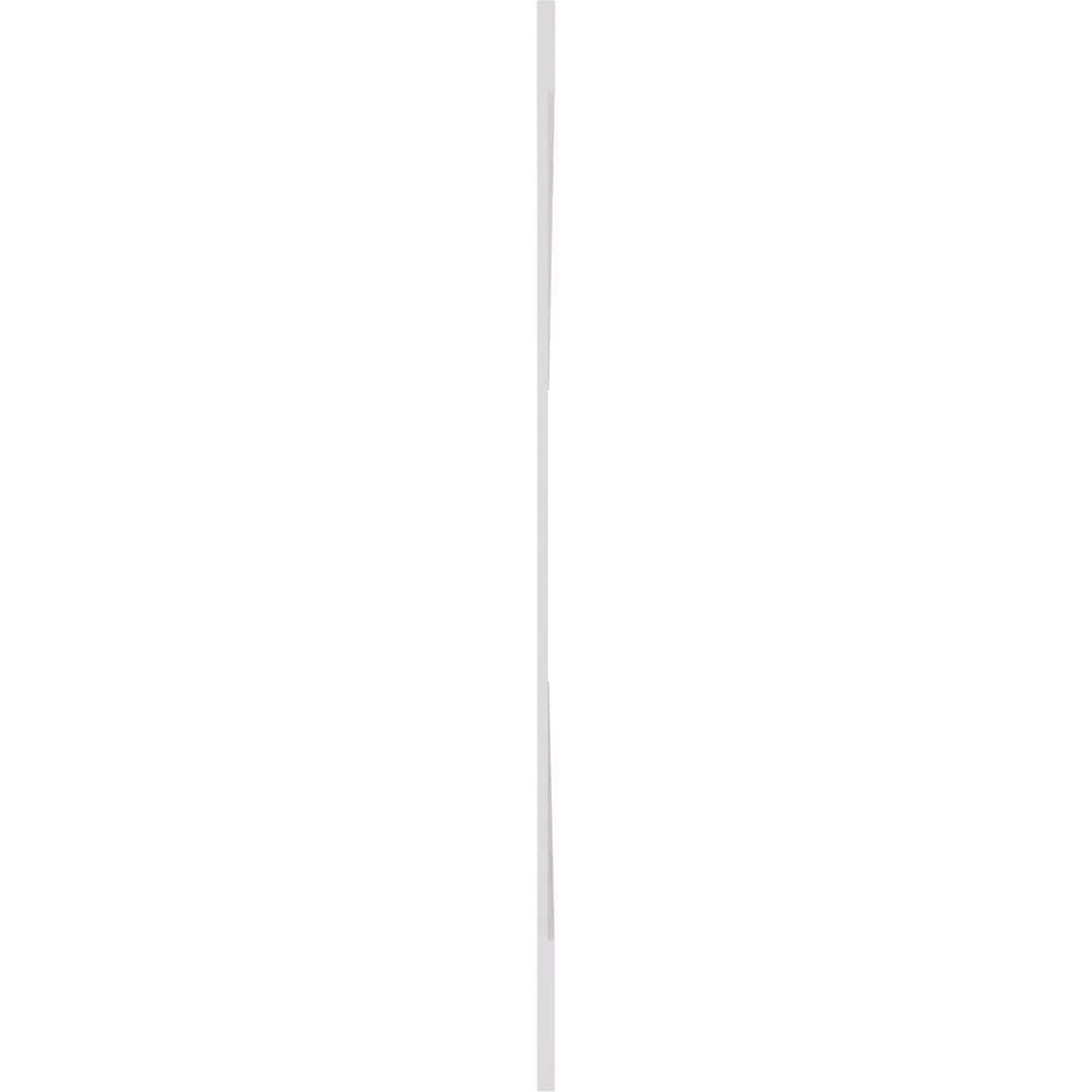 Ekena Millwork 40 in. H x 94-1/2 in. W 26.24 sq. ft. Lakewood PVC Wainscot Paneling Kit (3)