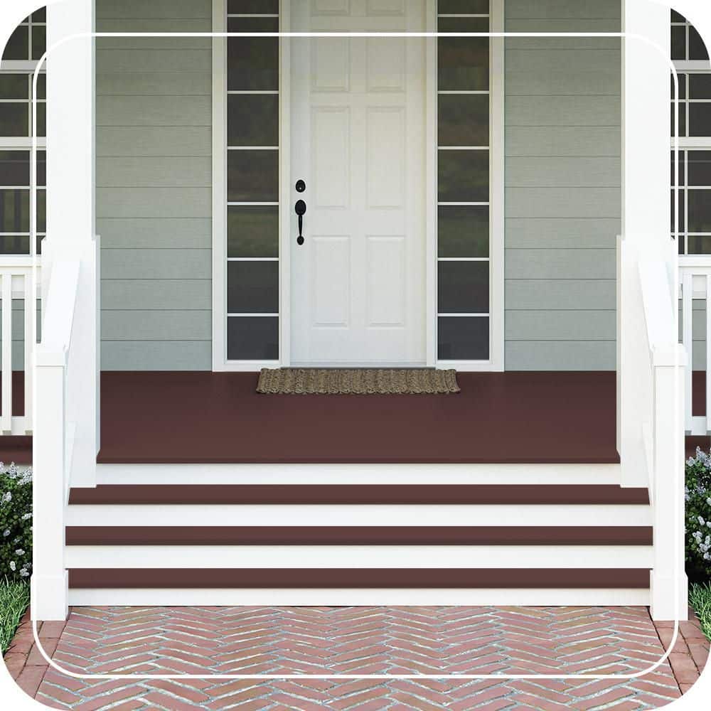 BEHR PREMIUM #BXC-21 Textured Low-Lustre Enamel Interior/Exterior Porch and Patio Anti-Slip Floor Paint (2)