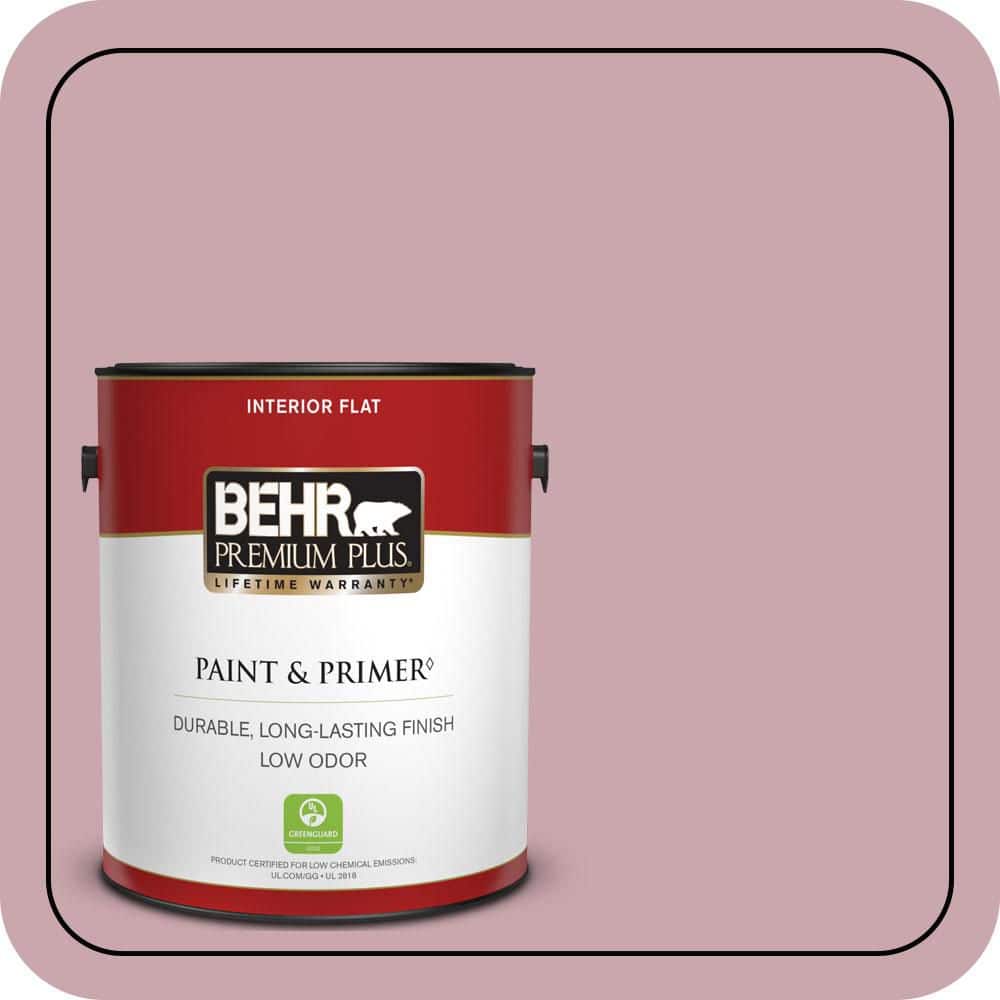 BEHR PREMIUM PLUS 1 gal. #MQ1-04 Dutchess Dawn Flat Low Odor Interior Paint & Primer