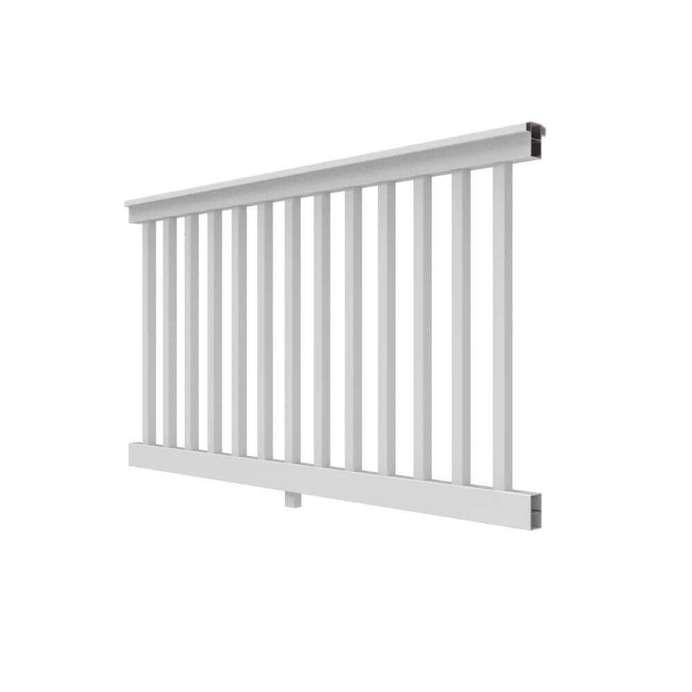 RDI Finyl Line 6 ft. x 42 in. H T-Top Level Rail Kit in White (2)