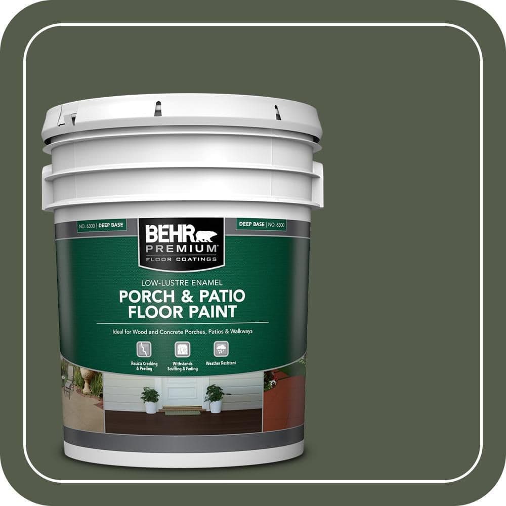 BEHR PREMIUM #430F-7 Low-Lustre Enamel Interior/Exterior Porch and Patio Floor Paint (1)