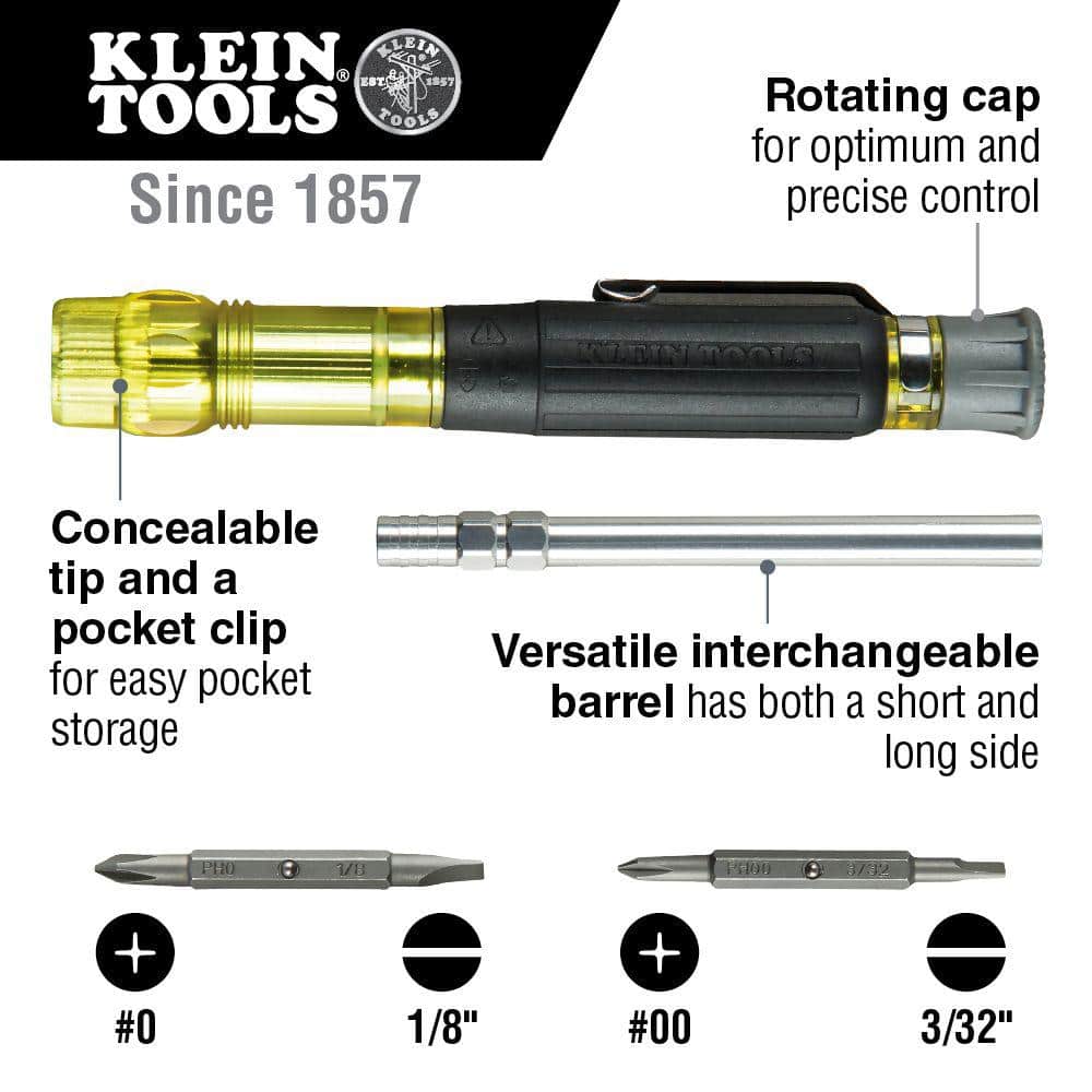 Klein Tools 4-in-1 Electronics Pocket Screwdriver (2)