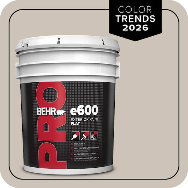 BEHR PRO 5 gal. #720C-3 Wheat Bread Flat Exterior Paint (2)