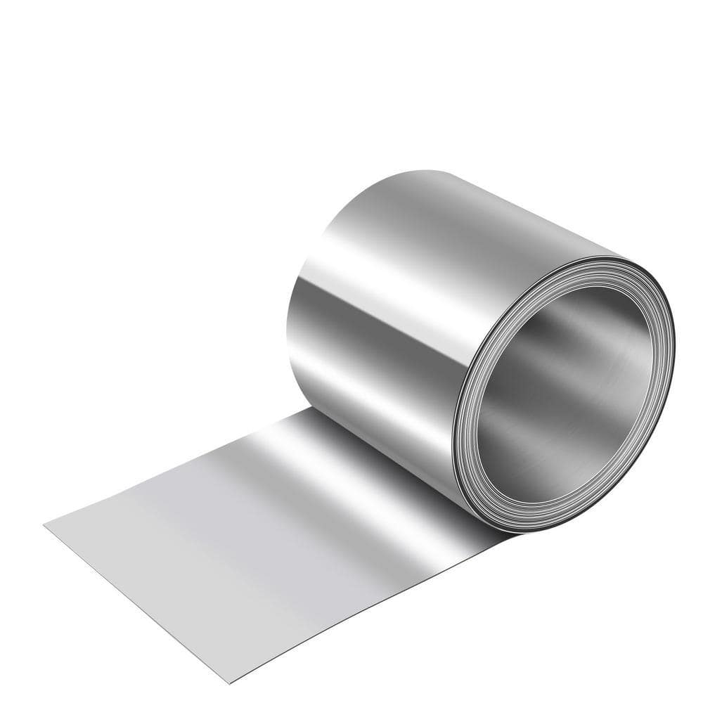 Angel Sar Aluminum Roof Flashing Roll, Metal Roof Sheet Roll for 6 in. x 50 ft. 32-Gauge Roofing Panels DIY Outdoor Gardens