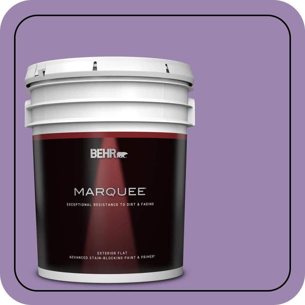 BEHR MARQUEE 5 gal. #M570-5 Celeb City Flat Exterior Paint & Primer
